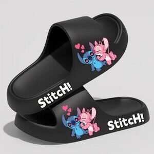 NWT Disney Stich & Angel EVA Slides Sz 7.5-8